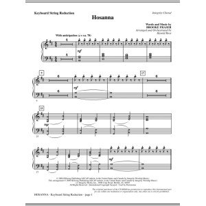Hosanna - Keyboard String Reduction