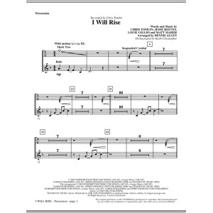 I Will Rise - Percussion