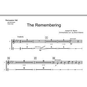 The Remembering - Percussion 1 & 2