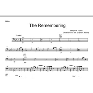 The Remembering - Cello