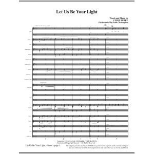 Let Us Be Your Light - Full Score