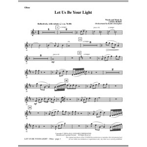 Let Us Be Your Light - Oboe