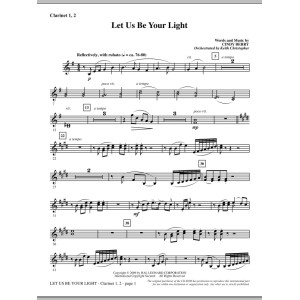 Let Us Be Your Light - Bb Clarinet 1 & 2