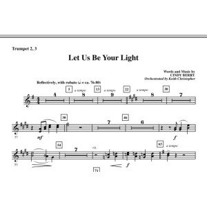 Let Us Be Your Light - Bb Trumpet 2,3