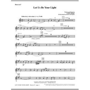 Let Us Be Your Light - F Horn