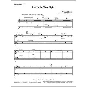 Let Us Be Your Light - Percussion 1 & 2