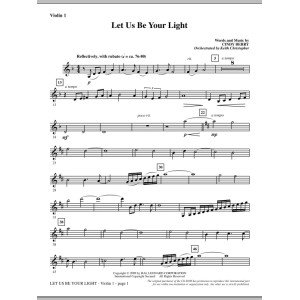 Let Us Be Your Light - Violin 1