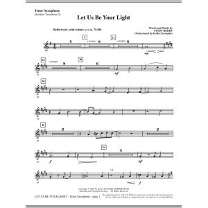 Let Us Be Your Light - Tenor Sax (sub. Tbn 2)