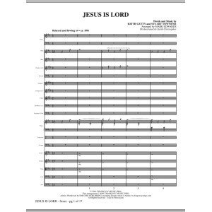 Jesus Is Lord - Full Score