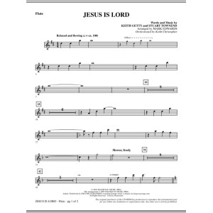 Jesus Is Lord - Flute