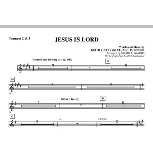 Jesus Is Lord - Bb Trumpet 2,3