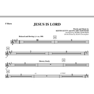 Jesus Is Lord - F Horn