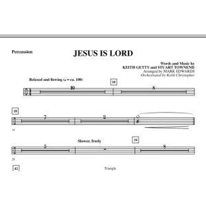 Jesus Is Lord - Percussion