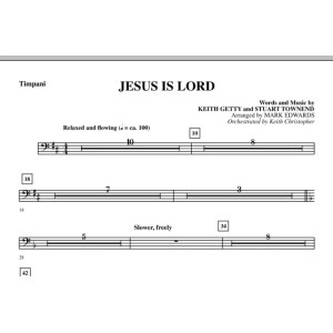 Jesus Is Lord - Timpani
