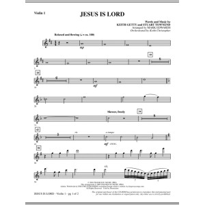 Jesus Is Lord - Violine 1