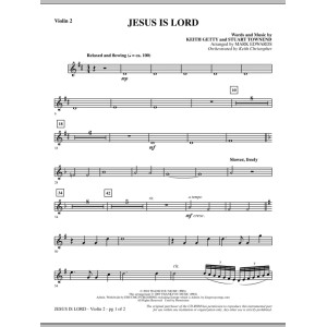 Jesus Is Lord - Violine 2