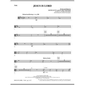 Jesus Is Lord - Viola