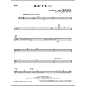 Jesus Is Lord - Cello