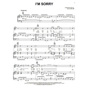 I'm Sorry