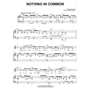 Nothing In Common (from Wearing Someone Else's Clothes)