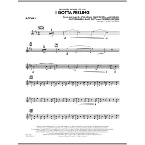 I Gotta Feeling - Alto Sax 2