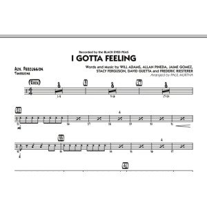 I Gotta Feeling - Aux Percussion
