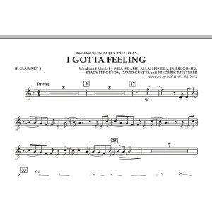 I Gotta Feeling - Bb Clarinet 2