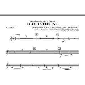 I Gotta Feeling - Bb Clarinet 3