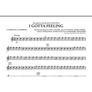 I Gotta Feeling - Eb Baritone Saxophone