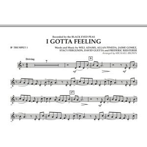 I Gotta Feeling - Bb Trumpet 1