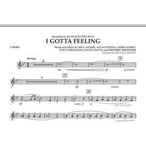 I Gotta Feeling - F Horn