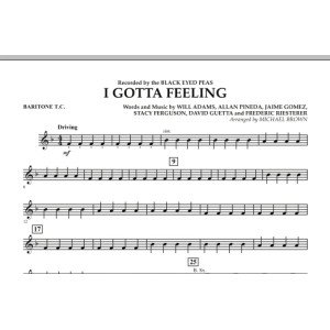 I Gotta Feeling - Baritone T.C.