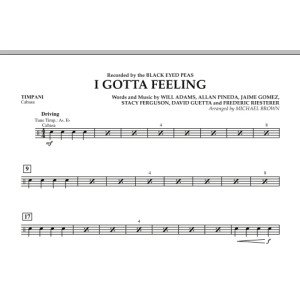 I Gotta Feeling - Timpani