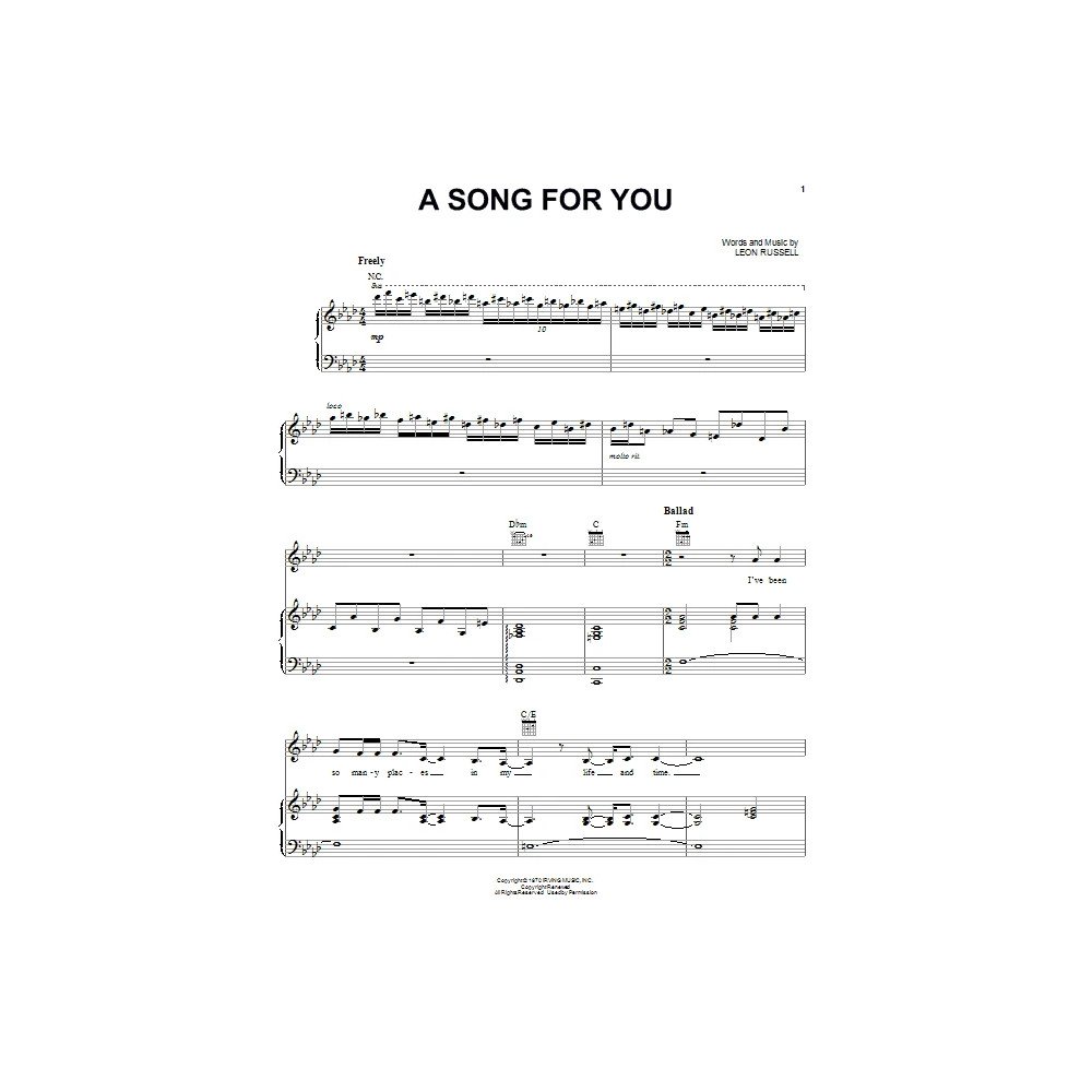 A Song For You