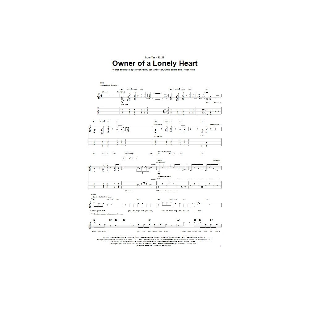 Owner Of A Lonely Heart