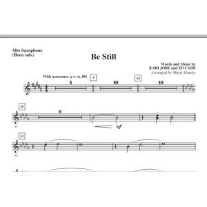 Be Still - Alto Sax (Horn sub.)