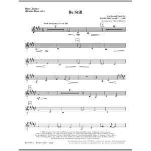 Be Still - Bass Clar. (Double Bass sub.)