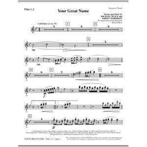 Your Great Name - Flute 1 & 2