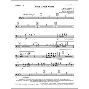 Your Great Name - Trombone 1 & 2