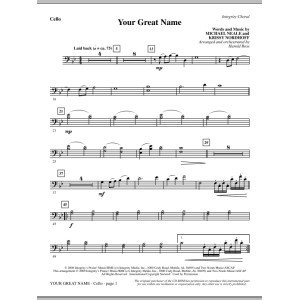 Your Great Name - Cello