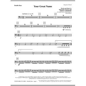 Your Great Name - Double Bass