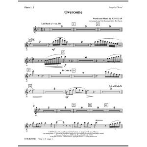 Overcome - Flute 1 & 2