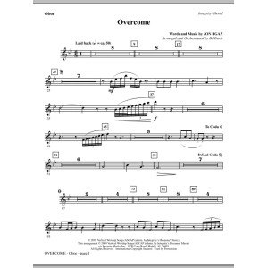 Overcome - Oboe