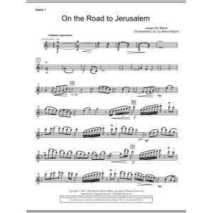 On The Road To Jerusalem - Violin 1