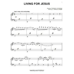 Living For Jesus