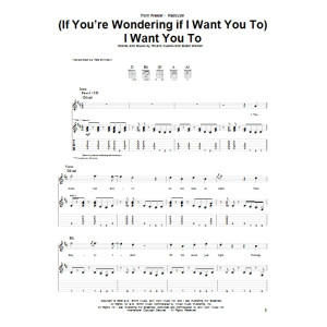 (If You're Wondering If I Want You To) I Want You To
