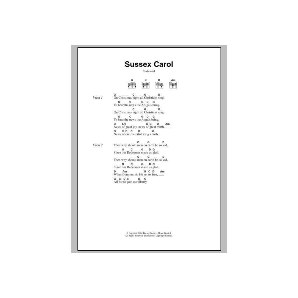 Sussex Carol