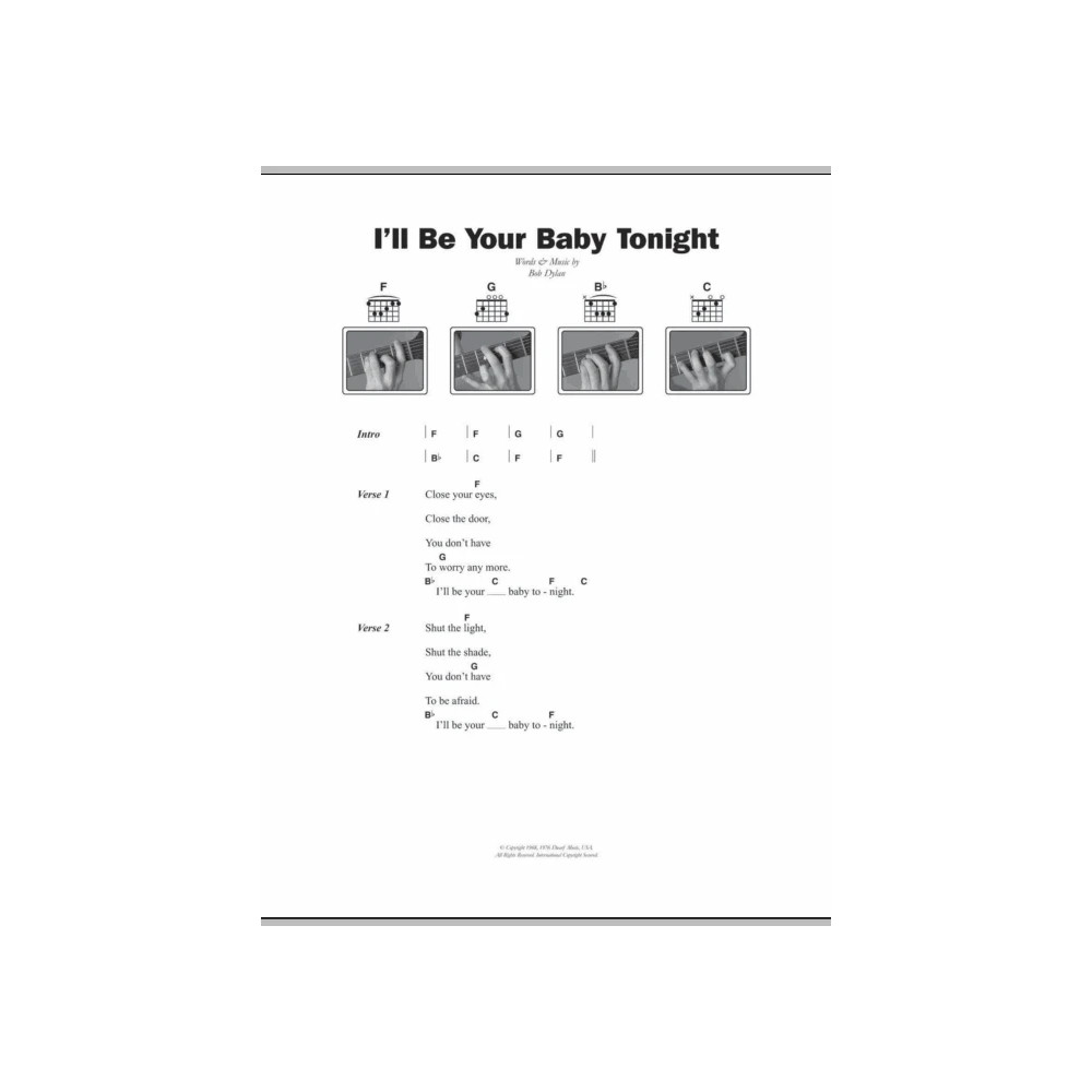 I'll Be Your Baby Tonight
