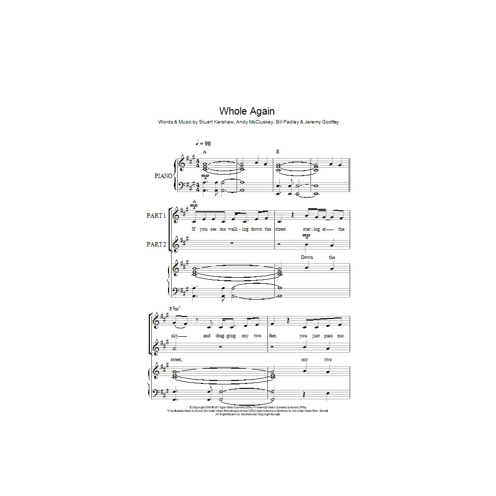 Whole Again (arr. Rick Hein)