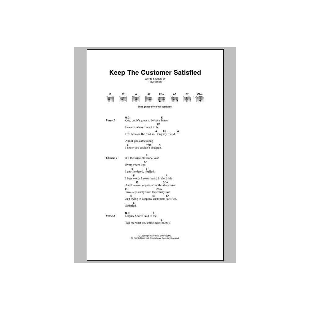 Keep The Customer Satisfied